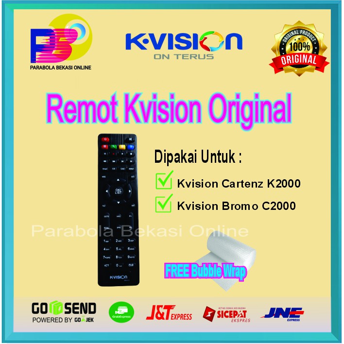 Remot Kvision K2000 dan C2000 Original