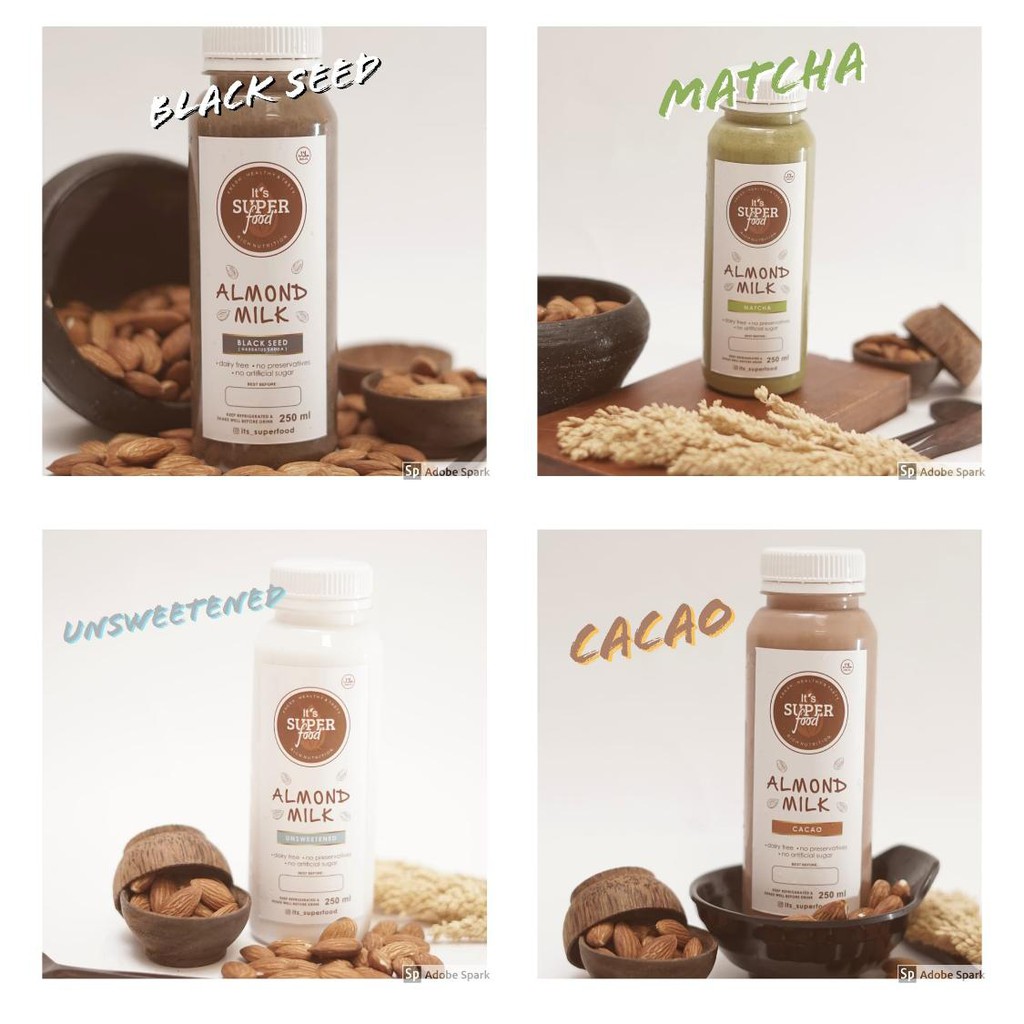 

ITS SUPER FOOD ALMOND MILK -SUSU ALMOND PREMIUM QUALITY ASI BOOSTER