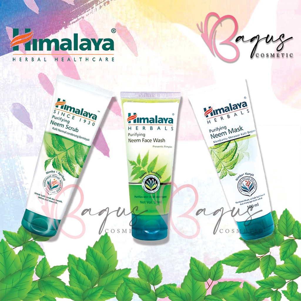 ⭐ BAGUS ⭐ HIMALAYA PURIFYING NEEM 150 100 50 | Masker Kulit Berjerawat Mask Facial Wash Scrub