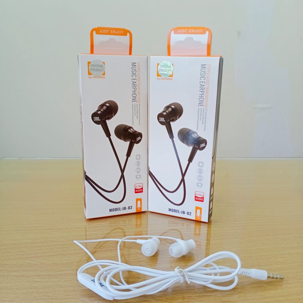 Handsfree Headset JB-02 Music Universal Earphone with Mic