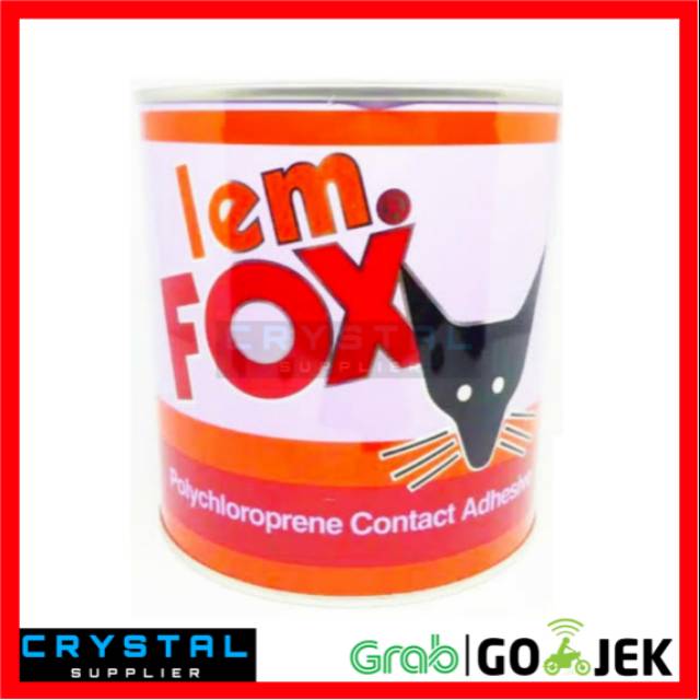 Lem FOX KALENG 600 gram / Lem Kuning Fox Multifungsi