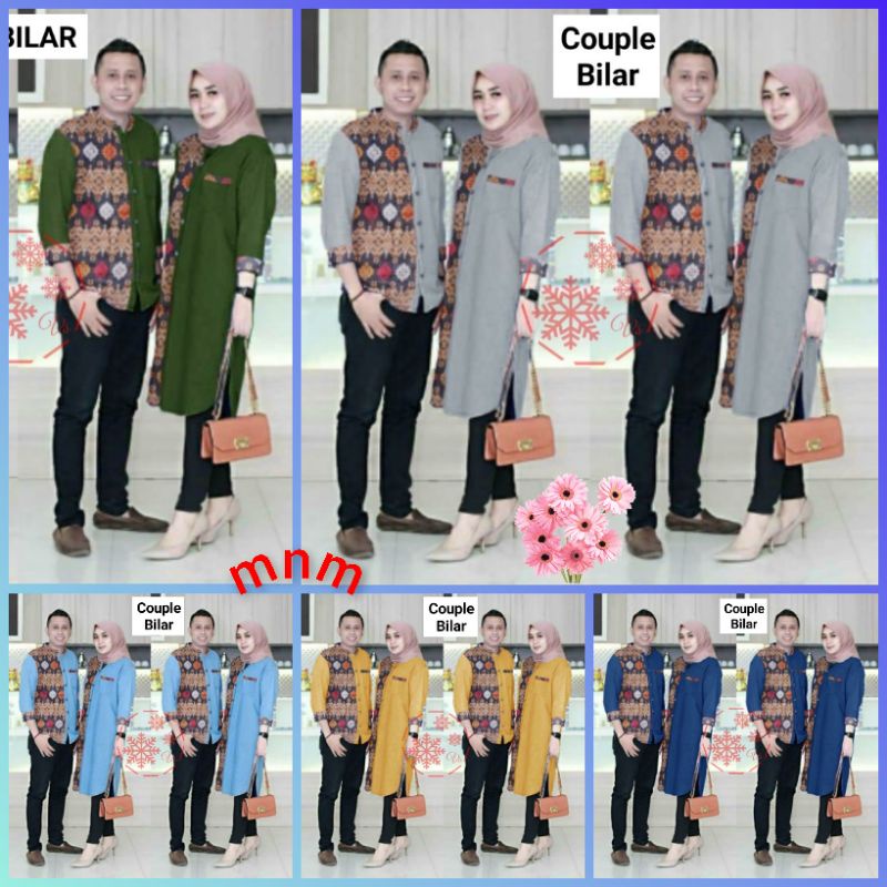 pakaian cuople set pasangan suami istri muslim kekinian baju pasangan kondangan pesta acara pernikah