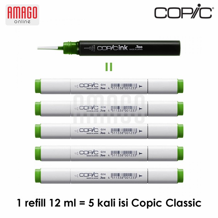 

Mantap New Copic Ink Refills - Tinta Isi Ulang Copic - 12 Ml - Harga Satuan Hot Sale