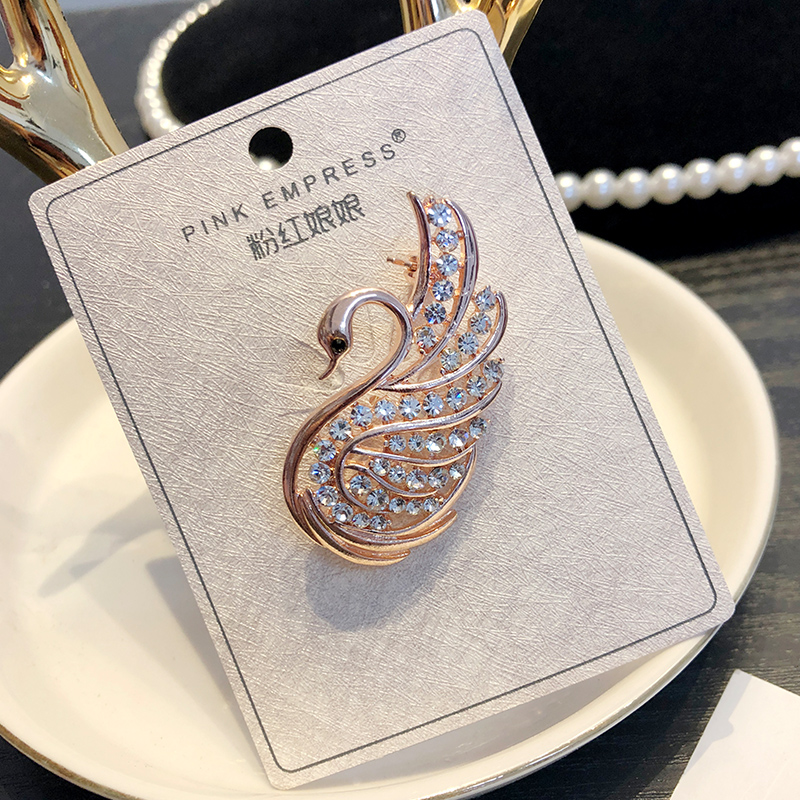 Bros Bros Pin Perempuan Korea Suasana Mewah Selendang Gesper Mantel Kardigan Dekorasi Kreatif-3