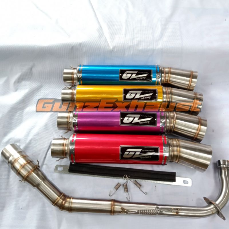 Exhaust GL RACING XRM110 XRM125 WAVE110 WAVE125 RS125