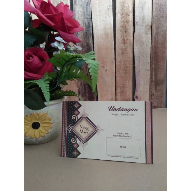 100 set Undangan Nikah Erba-88185