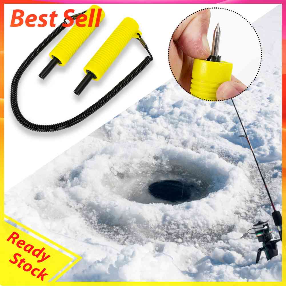 Winter Ice Fishing Ice Picks Retractable Ice Cone Safety Outdoor Fishing Tools