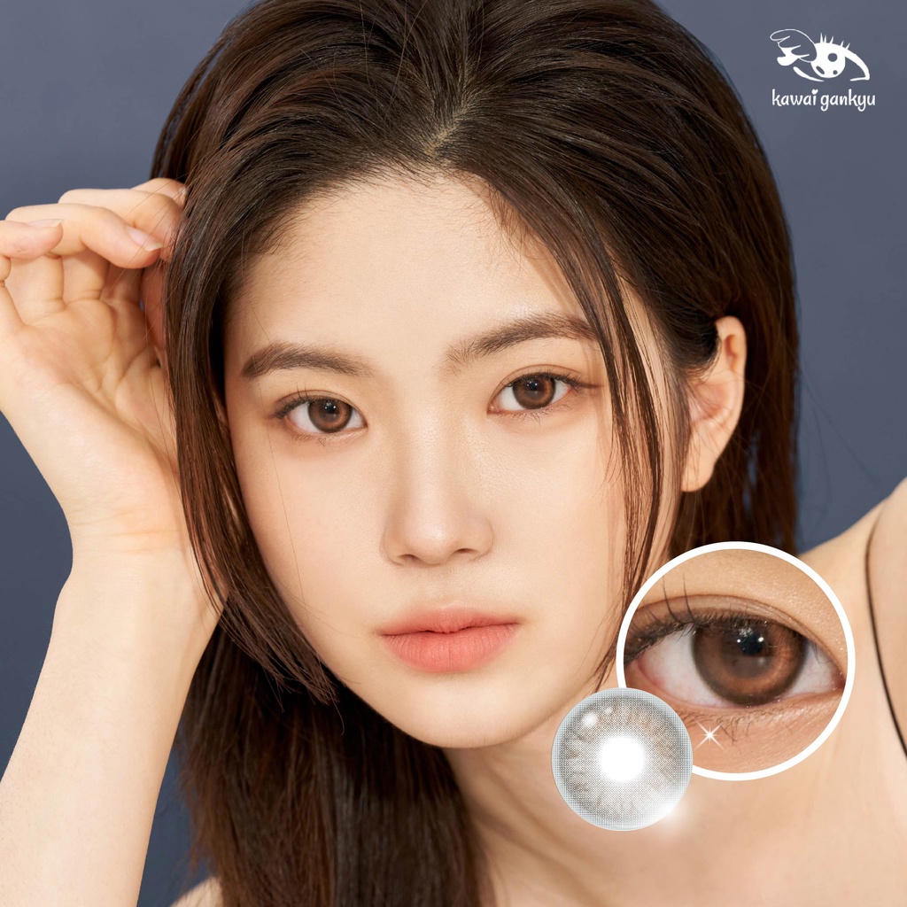 KawaiGankyu Softlens - Voxie Lunar Brown (1botol)