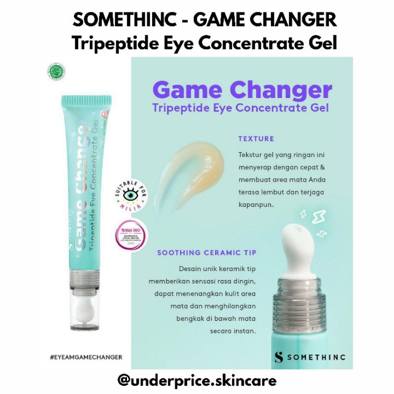 Somethinc GAME CHANGER Tripeptide Eye Concentrate Gel 20ml