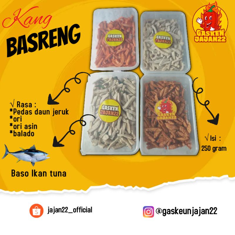

Basreng pedas daun jeruk isi 250 gram