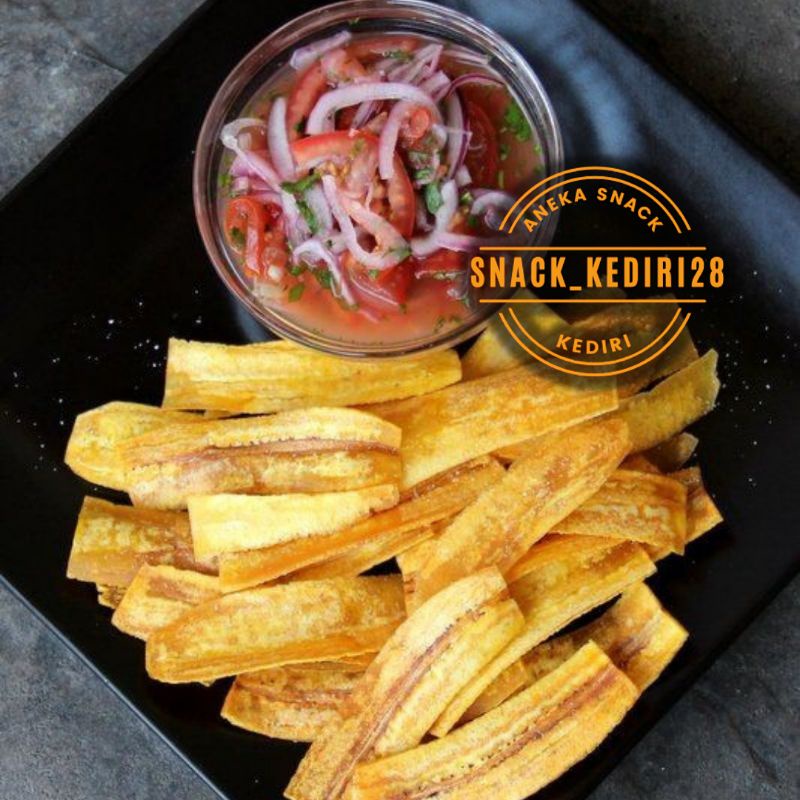 

Keripik Pisang Kepok Premium Kiloan 400gr