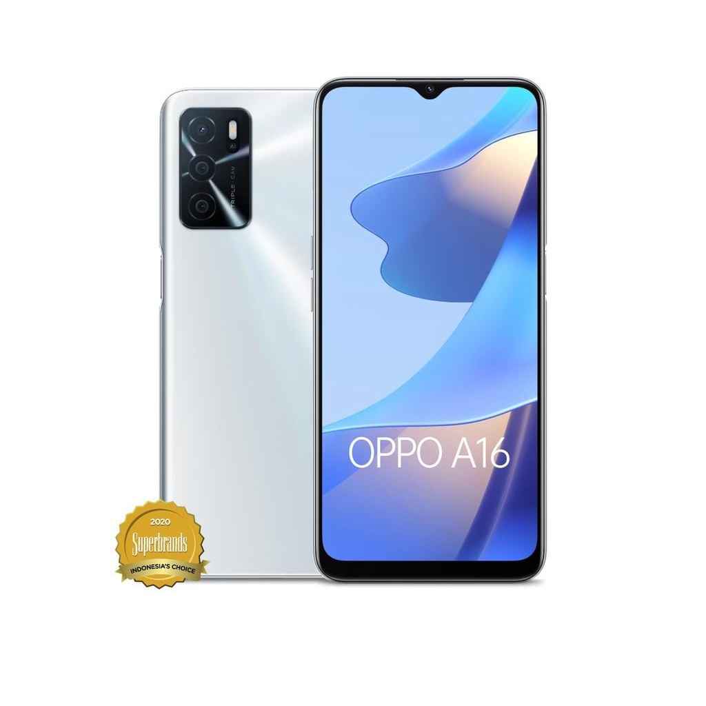 OPPO A16 RAM 3/32GB 4/64GB GARANSI RESMI OPPO