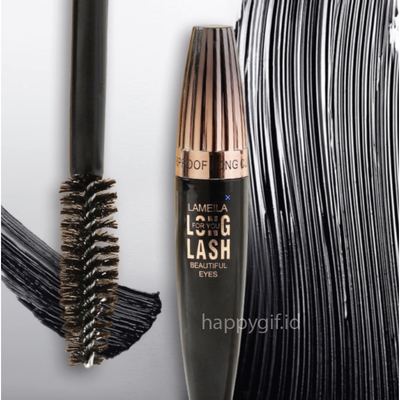 LAMEILA Slender Gold Long Lash Curling Mascara Maskara Waterproof LA051 741