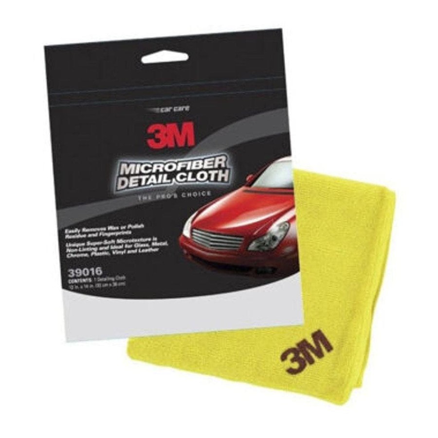 Kain Lap Chamois Handuk Cuci Mobil Motor Kaca 3M Microfiber Detail Cloth Serbaguna