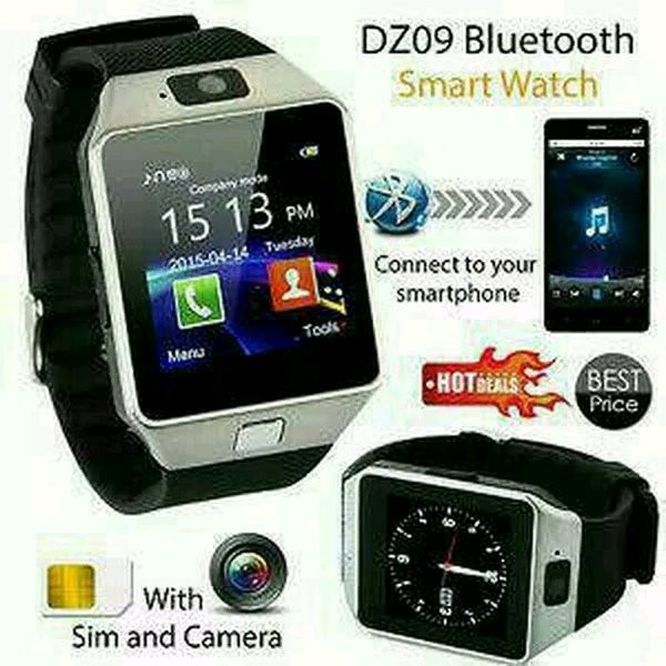 Smartwatch U 9 Dz 09 with Camera Bluetooth SIM card gsm camera mmc  jam tangan pintar telpon camera