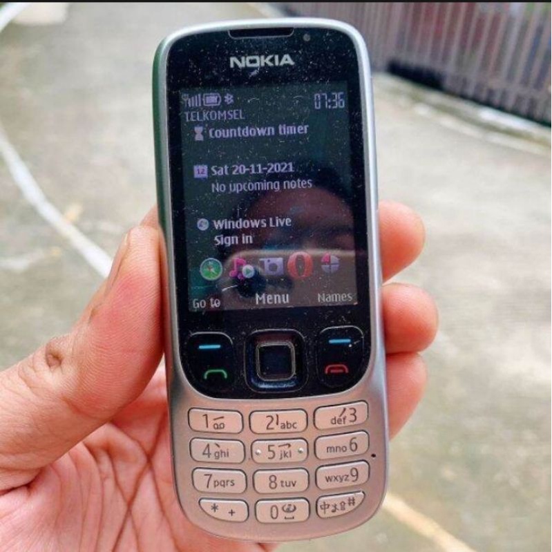 NOKIA 6303 HP JADUL SECOND ORIGINAL KLASIK KAMERA MUSIK HANDPHONE NOSTALGIA