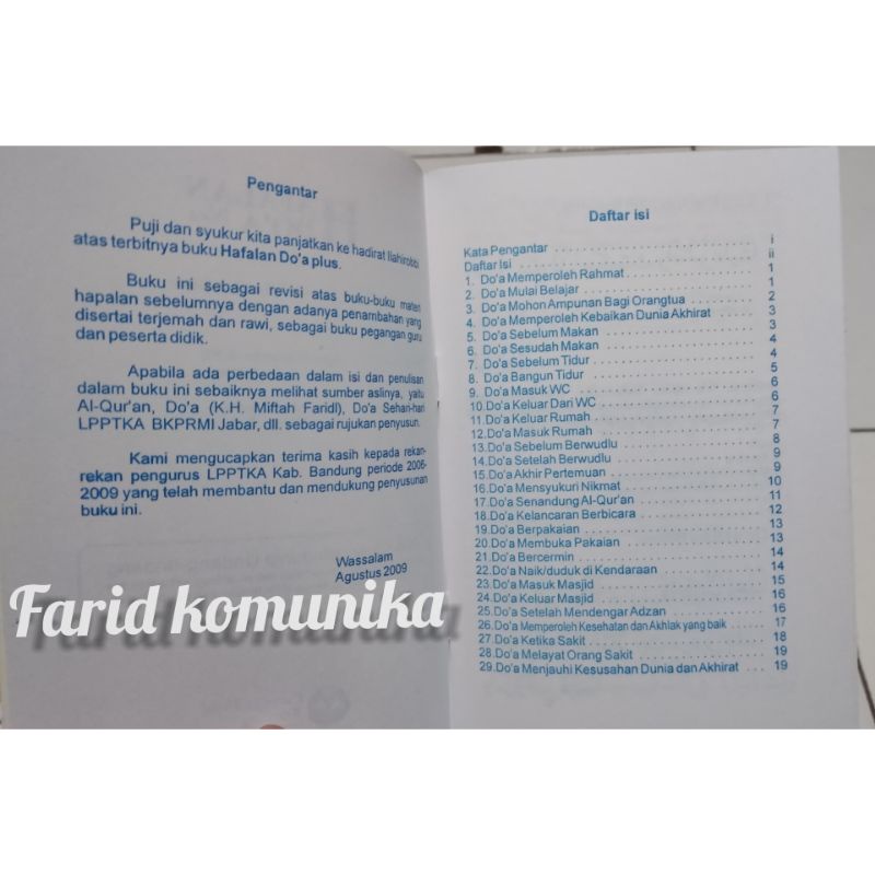 [HUSNA COLLECTION] BUKU Hafalan Do'a | Buku Belajar Adab dan Doa Sehari hari | 23 Hal 10.5x16