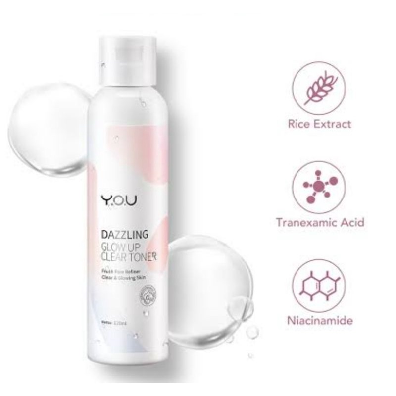 YOU Dazzling Glow Up Clear Toner