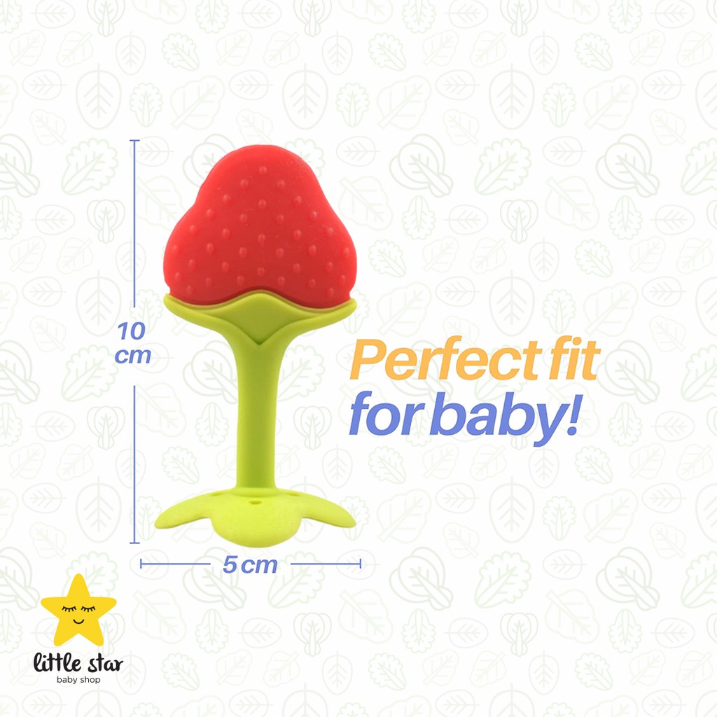 Baby Teether | Gigitan Bayi Silikon Buah