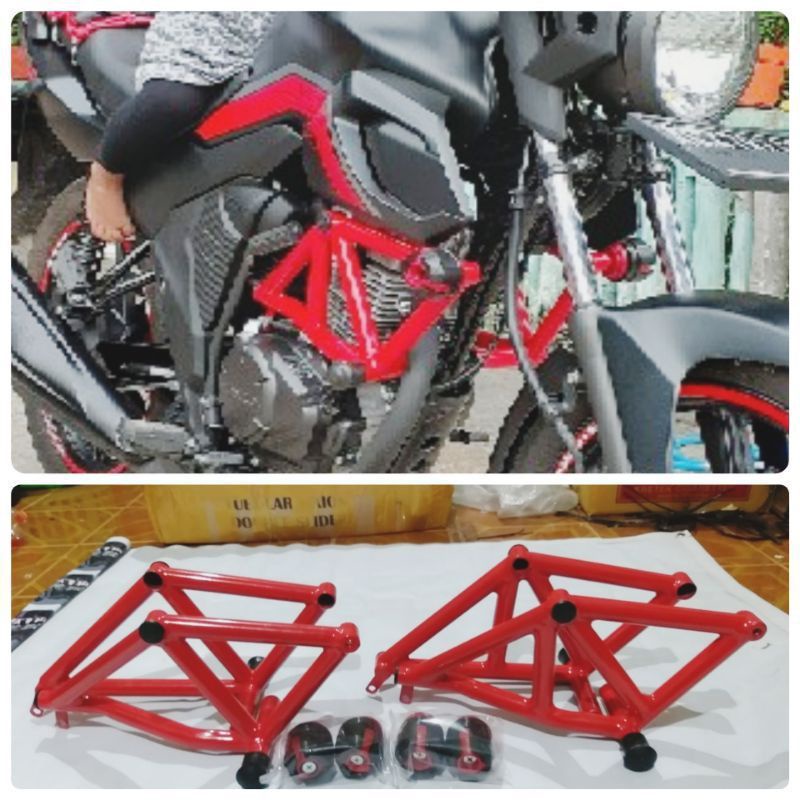 Crashbar CB Verza 150 Crashbar tubular honda CB Verza pelindung body motor