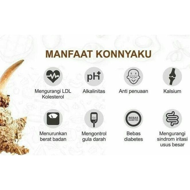

o1fx konyaku block 500g ( bungkus cokelat ) dm8p