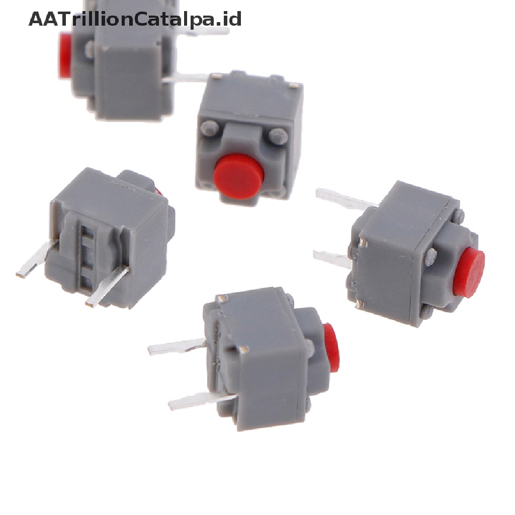 20 Pcs Tombol Mikro Switch Wireless Kabel Mouse Mute Ukuran 6x6 X 7.3