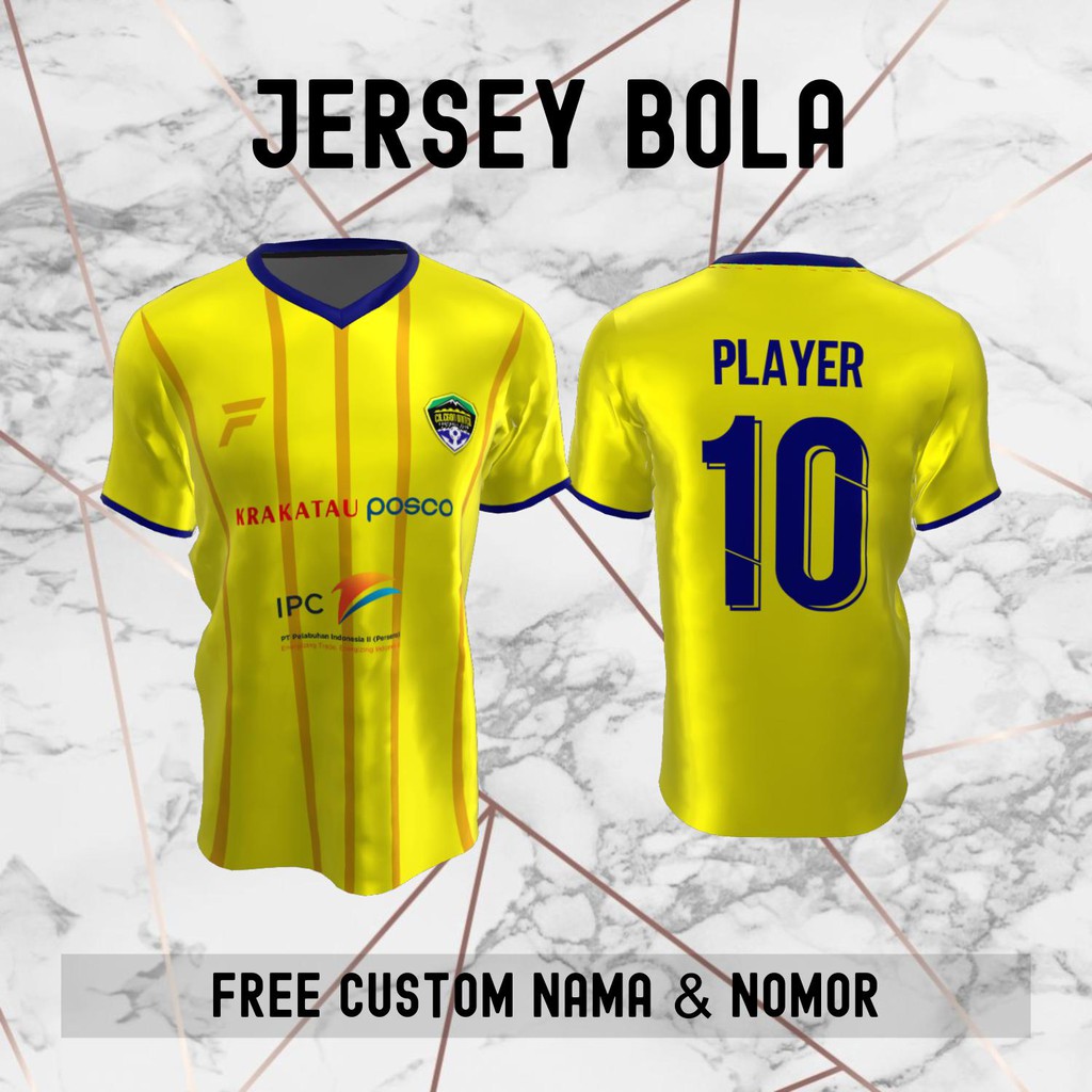 Jersey Cilegon United FC Klub Bola Baju Kaos Custom Nama dan Nomor Punggung - 514