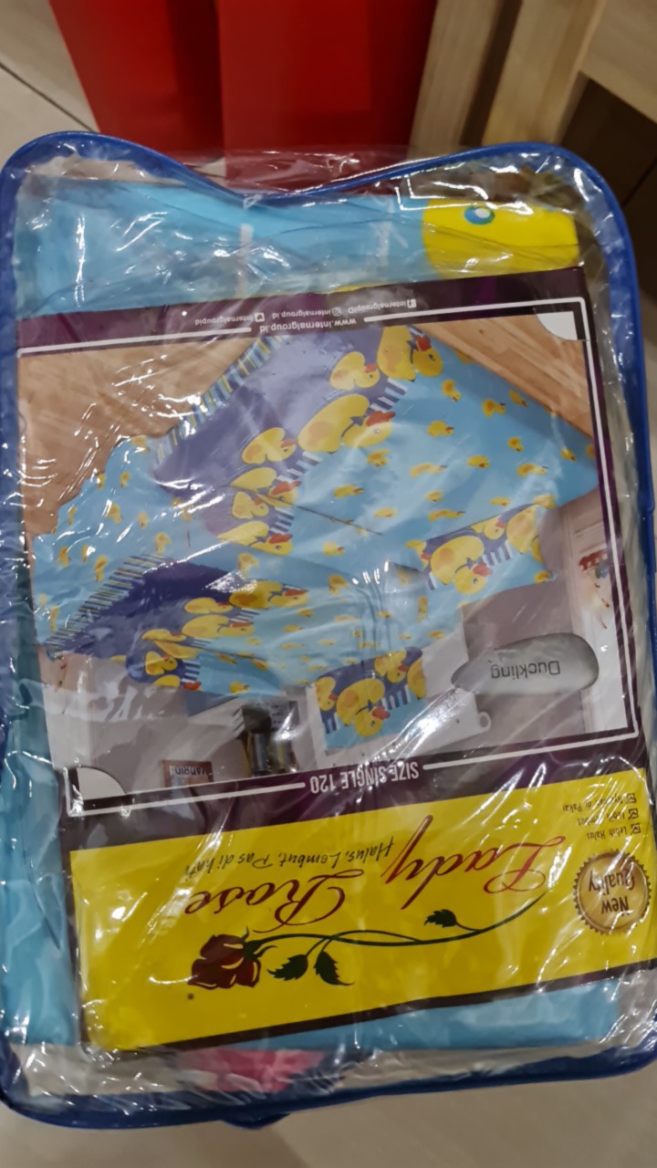 Sprei Lady Rose Sorong Duo 2in1 120x200 Motif Parisian Owl Duckling Beruang - Single 120 Ladyrose Sp