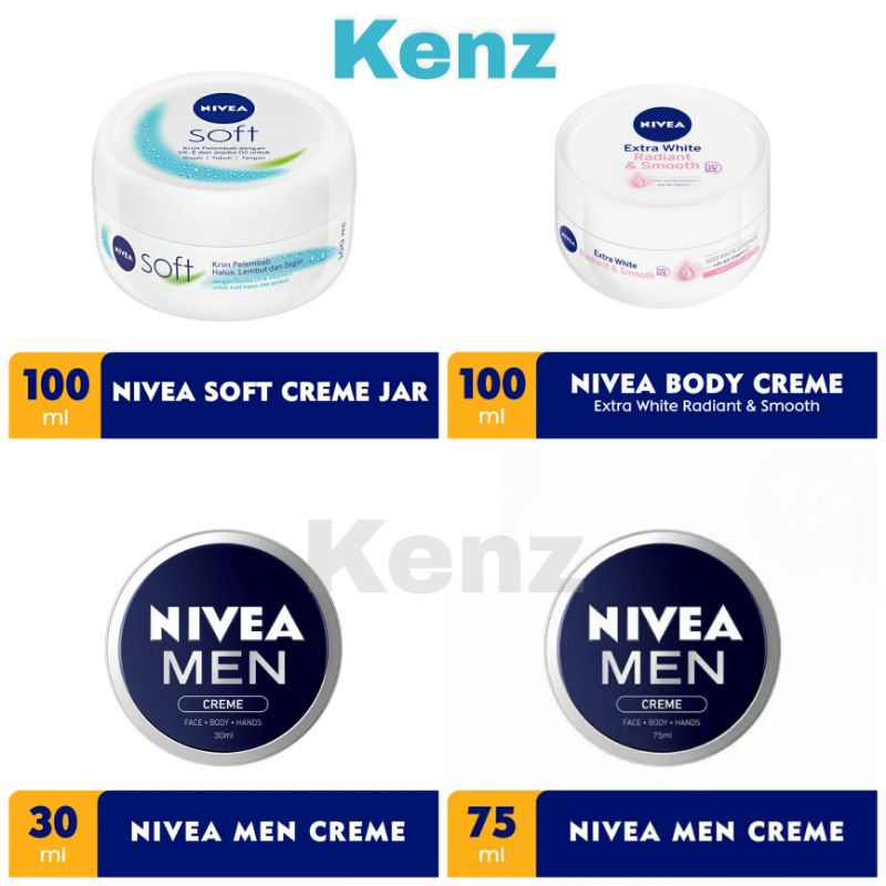 NIVEA CREME Men / Soft / Radiant &amp; Smooth 30 | 50 | 75 | 100ml