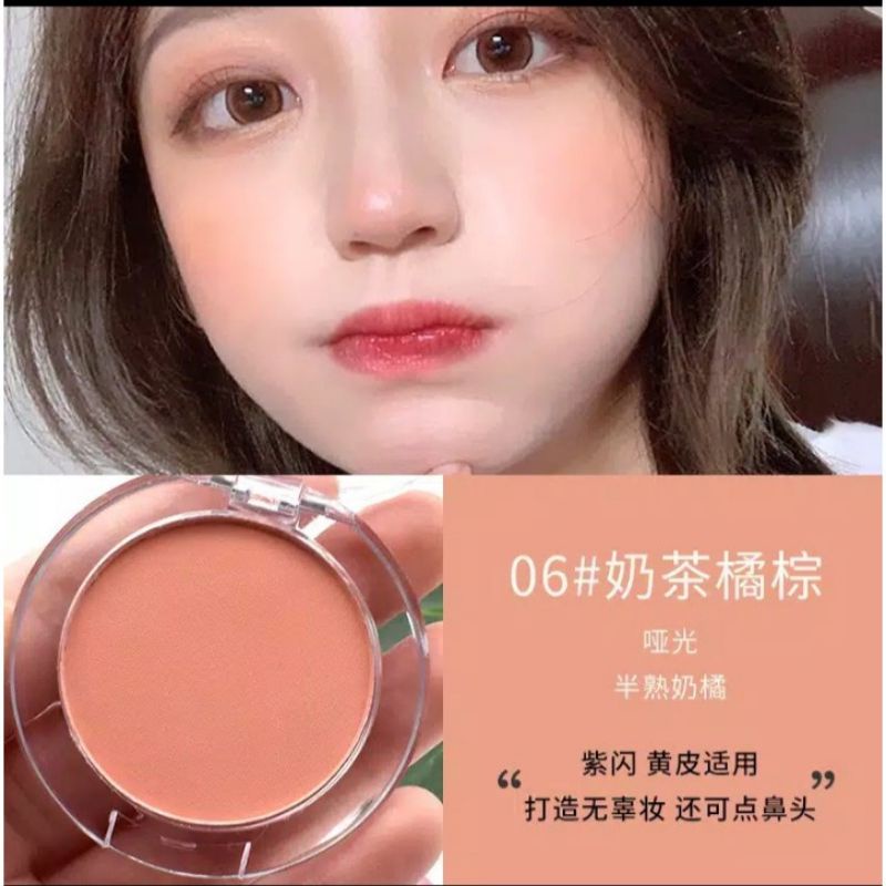 Lameila Blush On Palette Matte Anti Air dan Tahan Lama / Lameila Blusher Blush On Korea Perona Pipi Powder / Lameila LM 3040