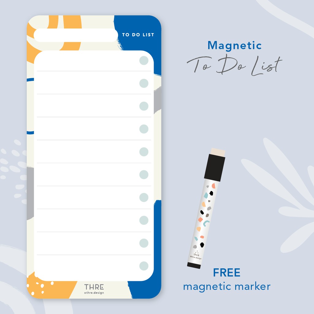 

Thre Design Magnetic To Do List