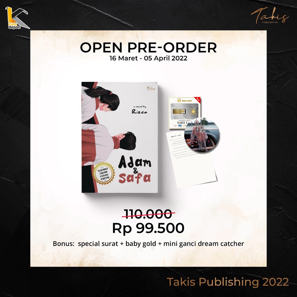 Pre Order Adam & Safa Ready