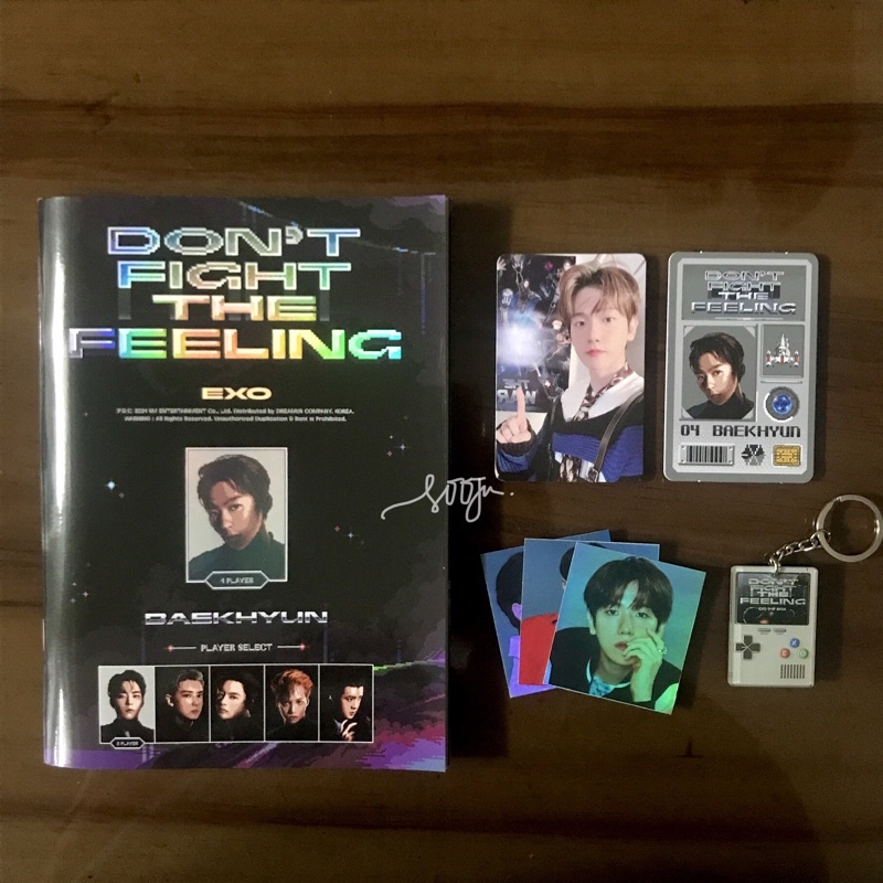 EXO Don’t Fight The Feeling Album Baekhyun set
