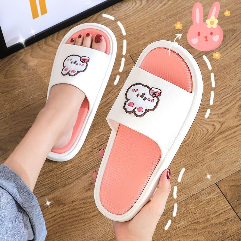 ❀ Chingu ❀ SA016 Sandal Empuk Eva Rumah Motif Bear Kelinci Ringan Santai Sendal Rumah Jalan Jalan Empuk Import Murah