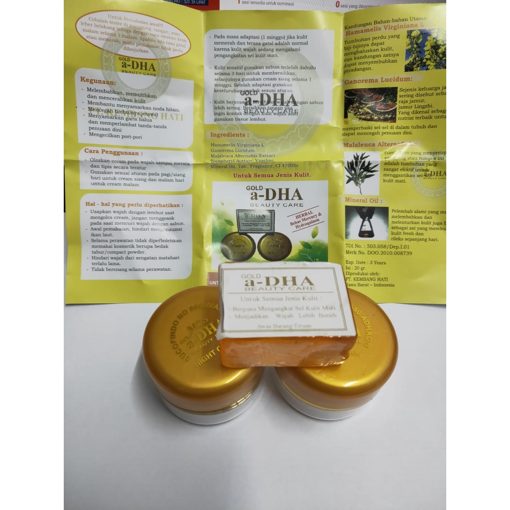 ADHA GOLD ORIGINAL MDS / DHA GOLD ORIGINAL MDS / CREAM ADHA GOLD ORIGINAL