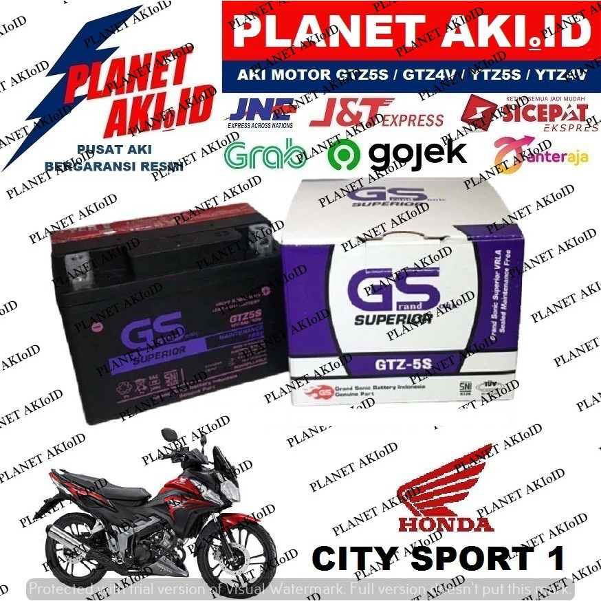  Aki Motor Honda CS1  City Sport 1 GTZ5 GTZ5S GTZ 5S GS Y 