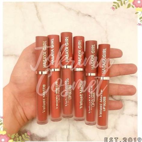 [Lusinan] Lipgloss Hasaya Girl Velvet Matte