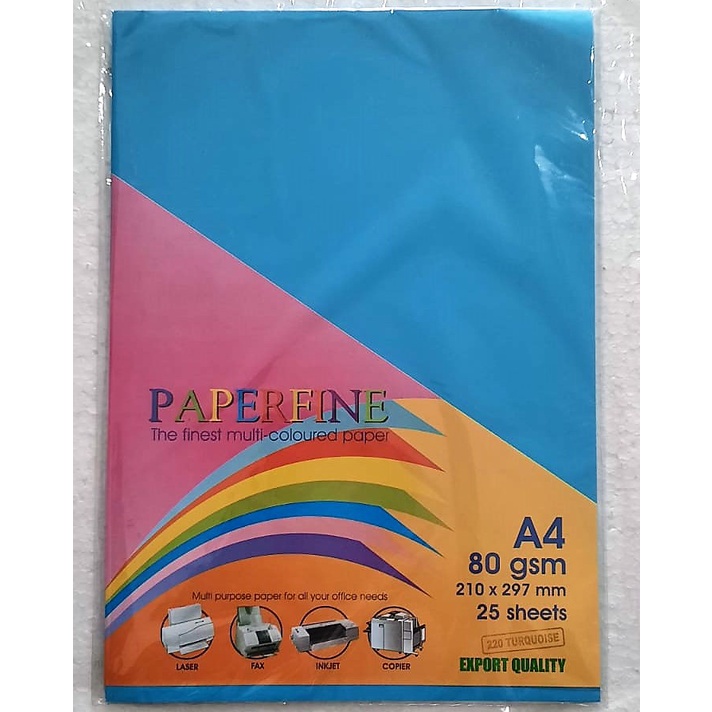 

KERTAS HVS WARNA A4 PAPERFINE