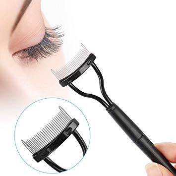 Eyelash Comb - Sisir Bulumata Beauty Makeup Lash Separator Metal Eyelash Brush Comb Mascara Curl Beauty Makeup Cosmetic Tool