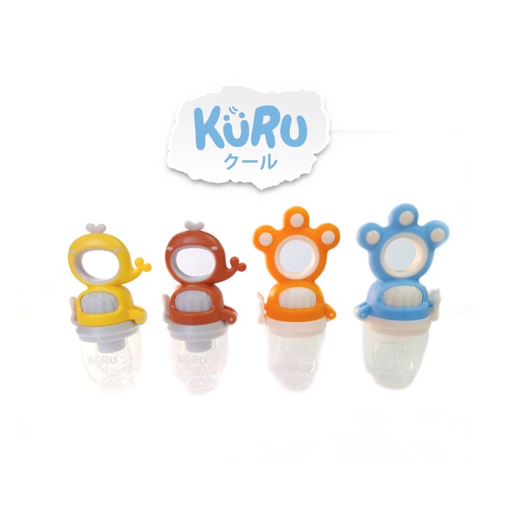 KURU Dot Empeng Bayi | Empeng Buah Sayur Putar | Baby Fruit Teether-6
