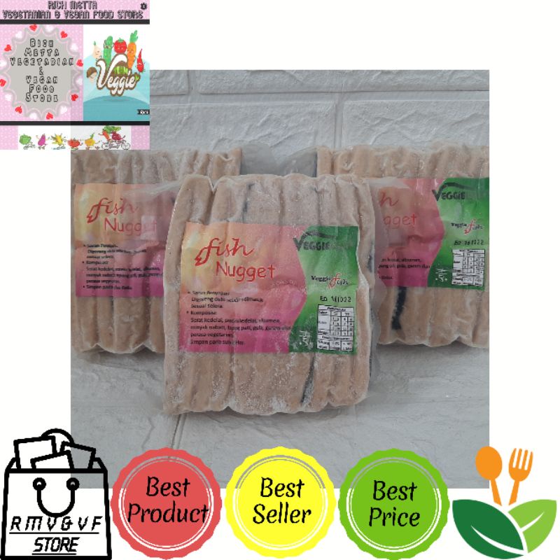 

Veggie Way Fish Nugget 22pcs / Sliced Fish / Nugget Ikan Nabati Vegetarian