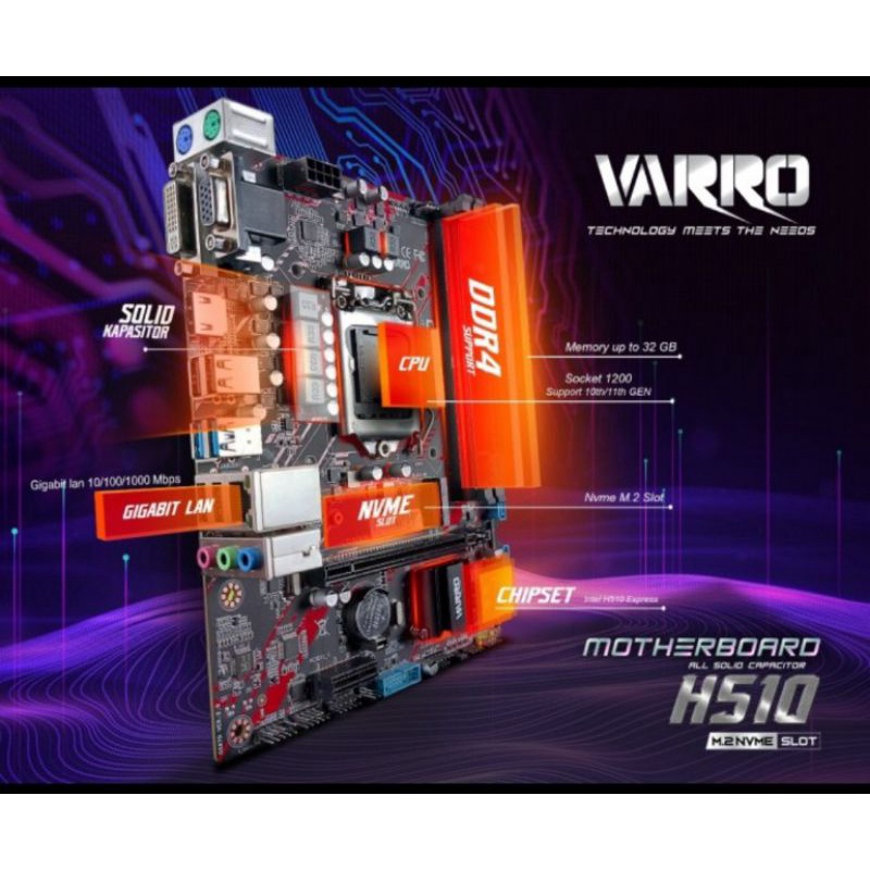 MOTHERBOARD VARRO H510