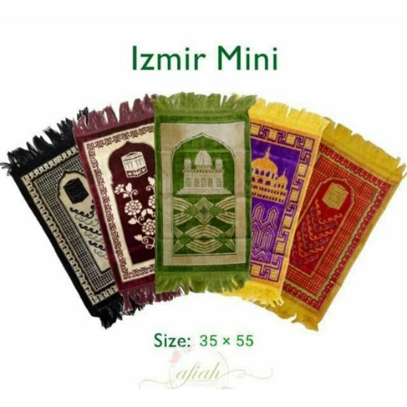 Sajadah bludru kecil 35x55/ Sajadah mini/ Sajadah anak-1