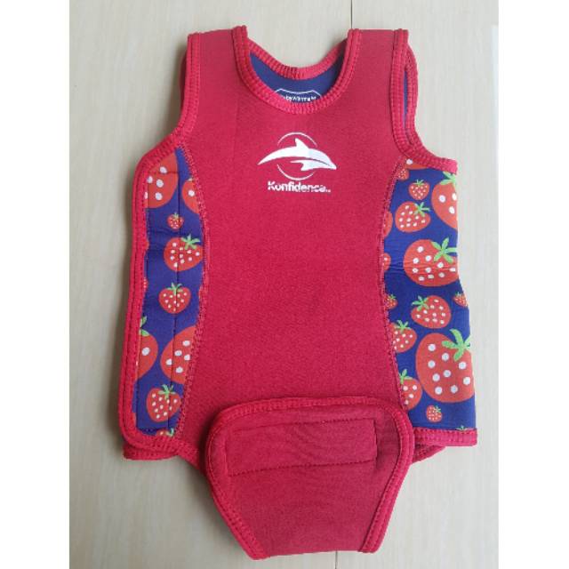 babywarma wetsuit by konfidence | baju renang anak baby | babywarmer second preloved