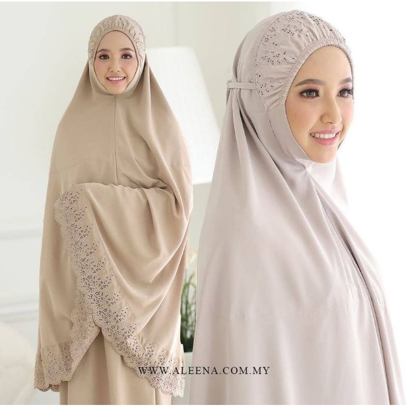 Mukena Telekung aleena Mk super premium Non Bag