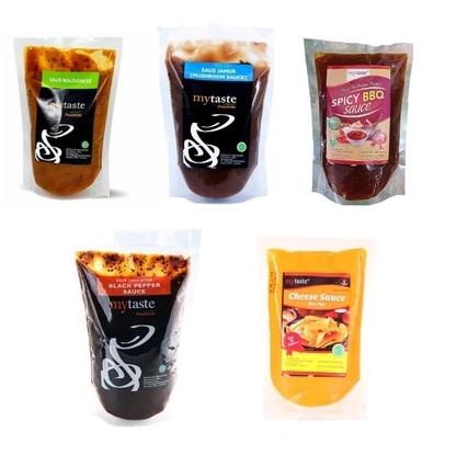 

codeS8e8D--MyTaste Saus / My Taste Sauce Mushroom / BBQ Spicy / Saus Keju / Blackpepper / Bolognese