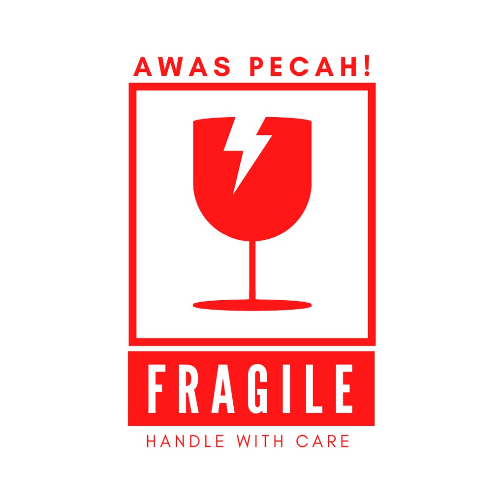 sticker fragile