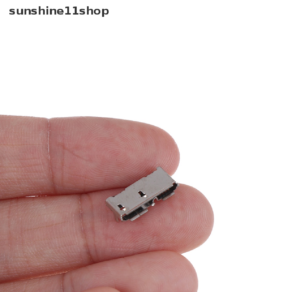 Sho 2pcs Konektor Mikro USB 3.0 Female Socket 5pin Untuk Hard Disk Mobile