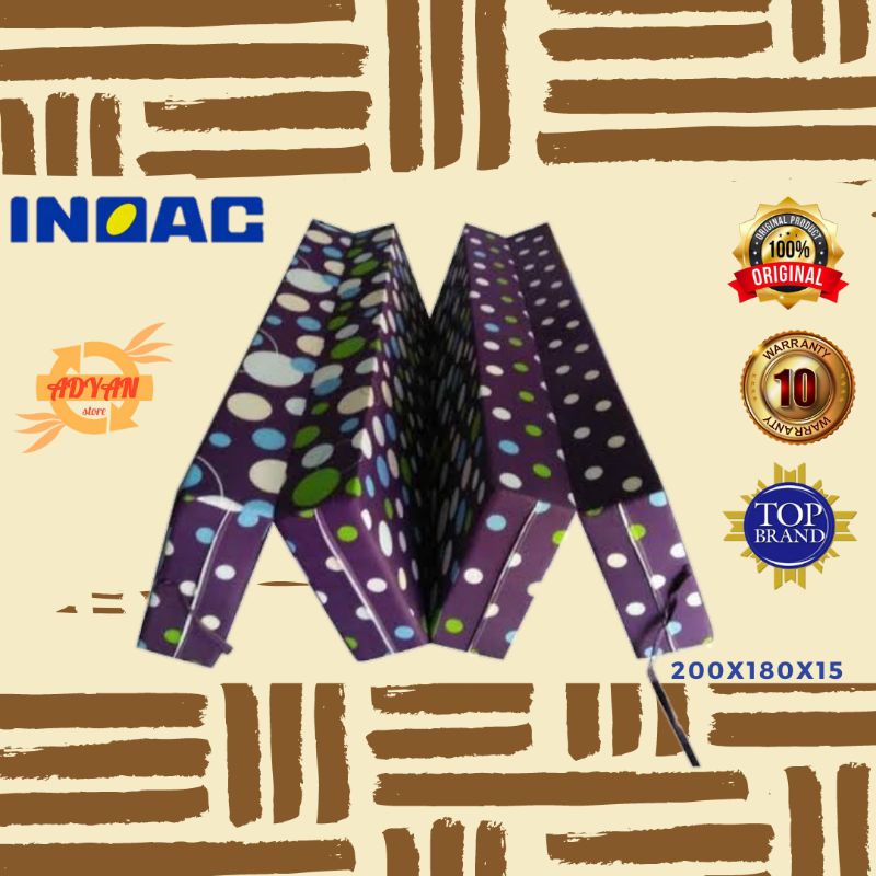 Kasur Lipat Inoac 200x180x15