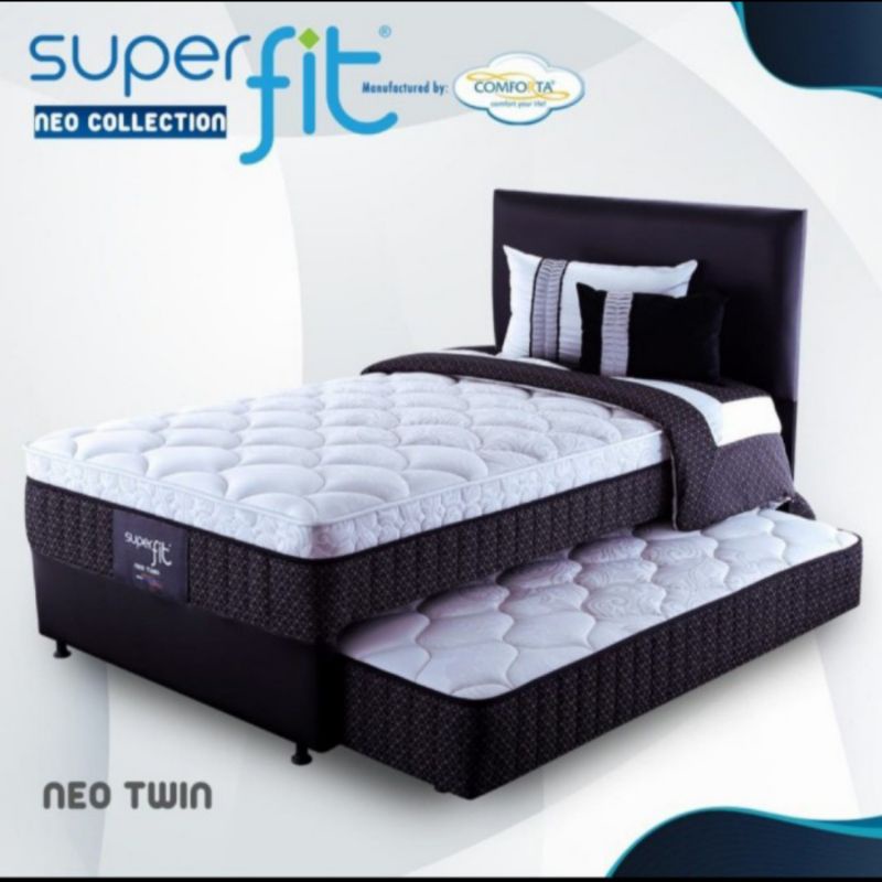 Jual Springbed Superfit Neo Twin By Comforta 2in1 Sorong Full Set ...